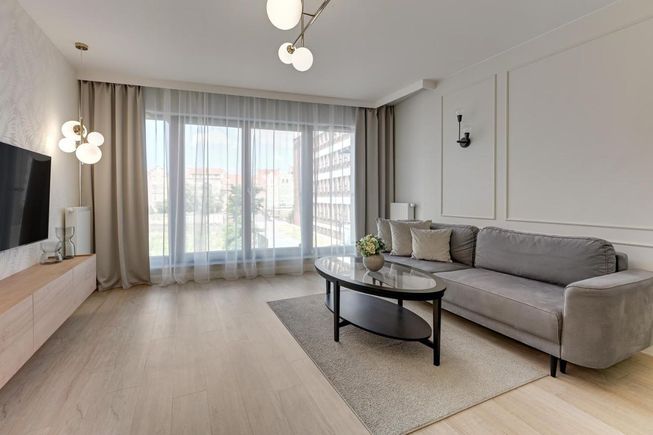 Grano Residence Riverview - Pool, Gym & Spa By Downtown Apartments Gdansk Bagian luar foto