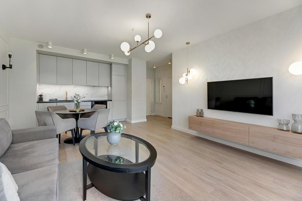 Grano Residence Riverview - Pool, Gym & Spa By Downtown Apartments Gdansk Bagian luar foto