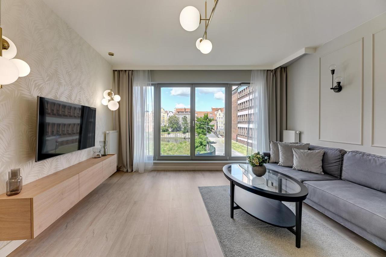 Grano Residence Riverview - Pool, Gym & Spa By Downtown Apartments Gdansk Bagian luar foto
