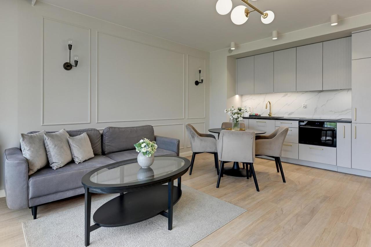 Grano Residence Riverview - Pool, Gym & Spa By Downtown Apartments Gdansk Bagian luar foto