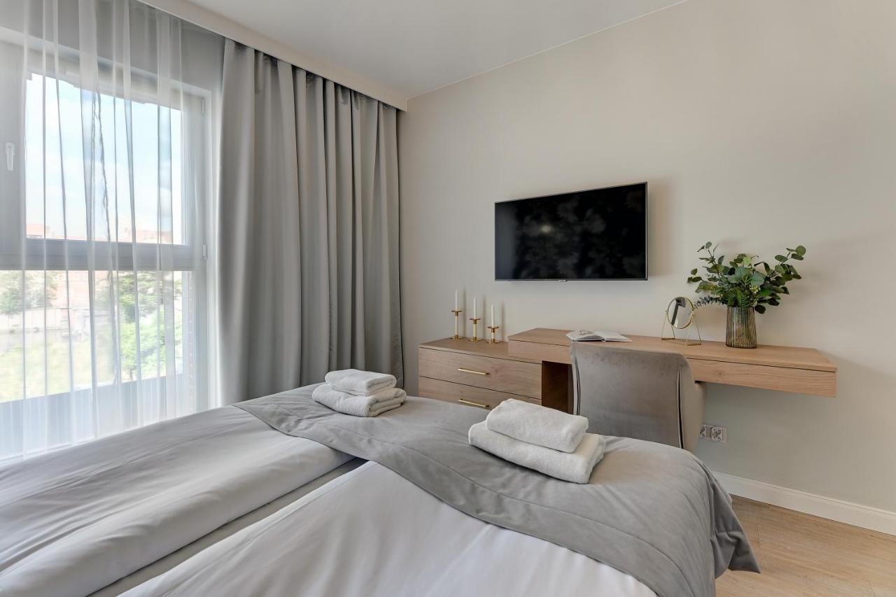 Grano Residence Riverview - Pool, Gym & Spa By Downtown Apartments Gdansk Bagian luar foto